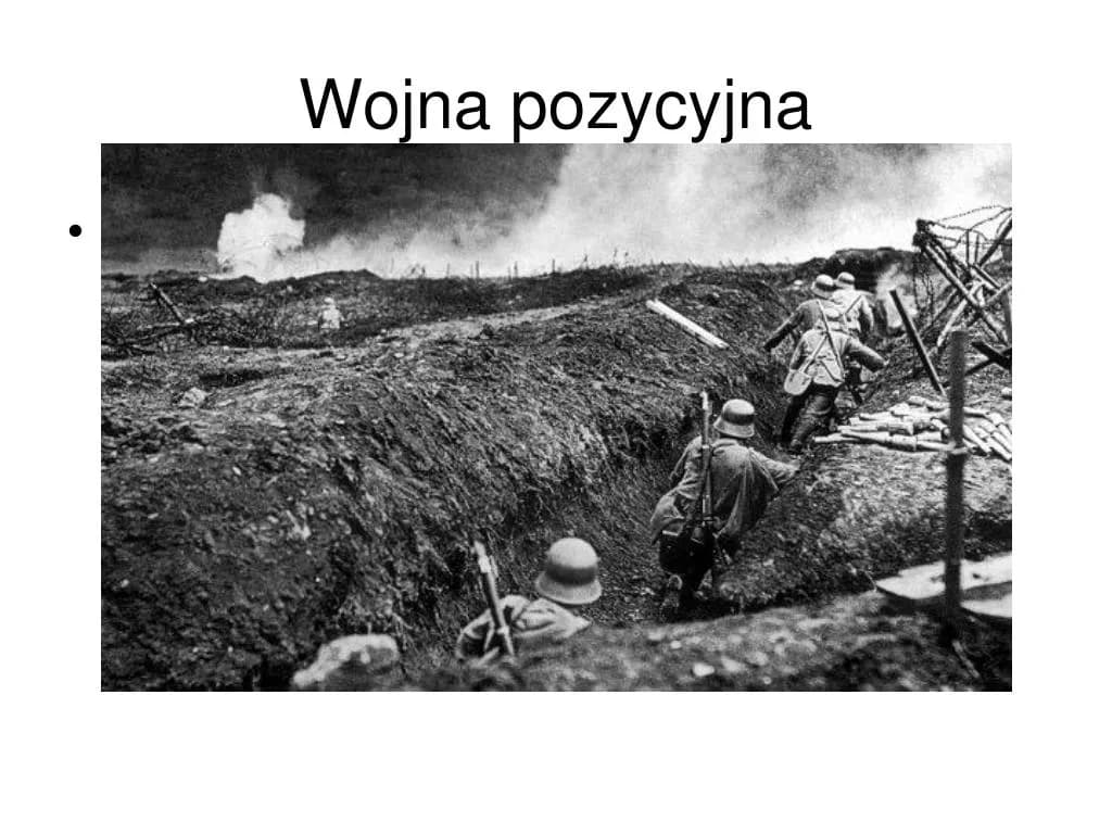 Czym była wojna pozycyjna? Definicja, przyczyny i przykłady z historii